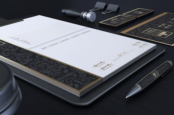 The Frame Elegant Identity in Stationery Templates - product preview 3