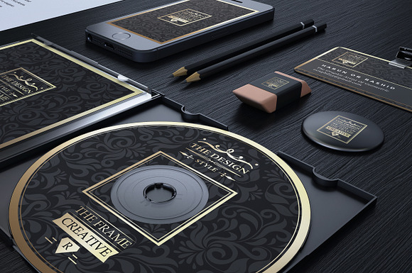 The Frame Elegant Identity in Stationery Templates - product preview 5