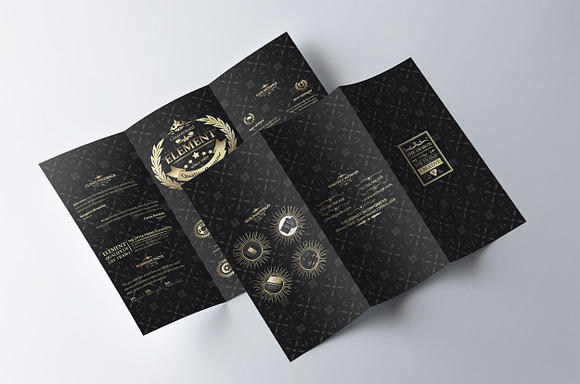 Sicenrial Elegant Tri-fold Brochure in Brochure Templates - product preview 6