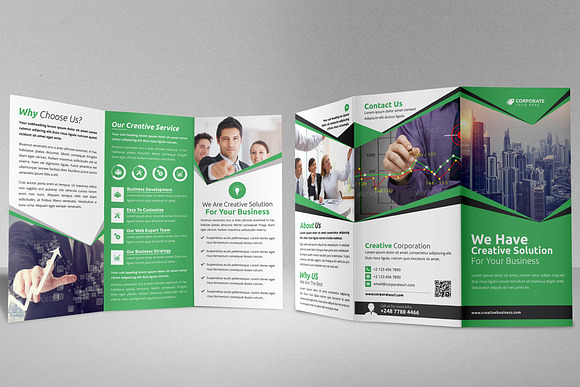 Corporate Trifold Brochure in Brochure Templates - product preview 1
