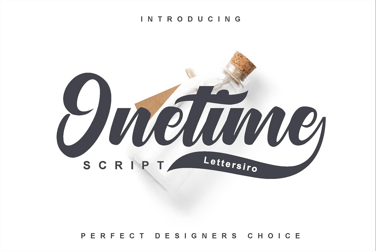 Onetime Typeface in Script Fonts - product preview 8