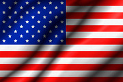 USA or America flag background