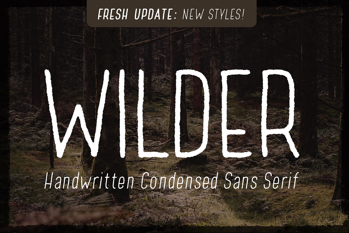 Wilder - A condensed sans serif in Text Fonts - product preview 8