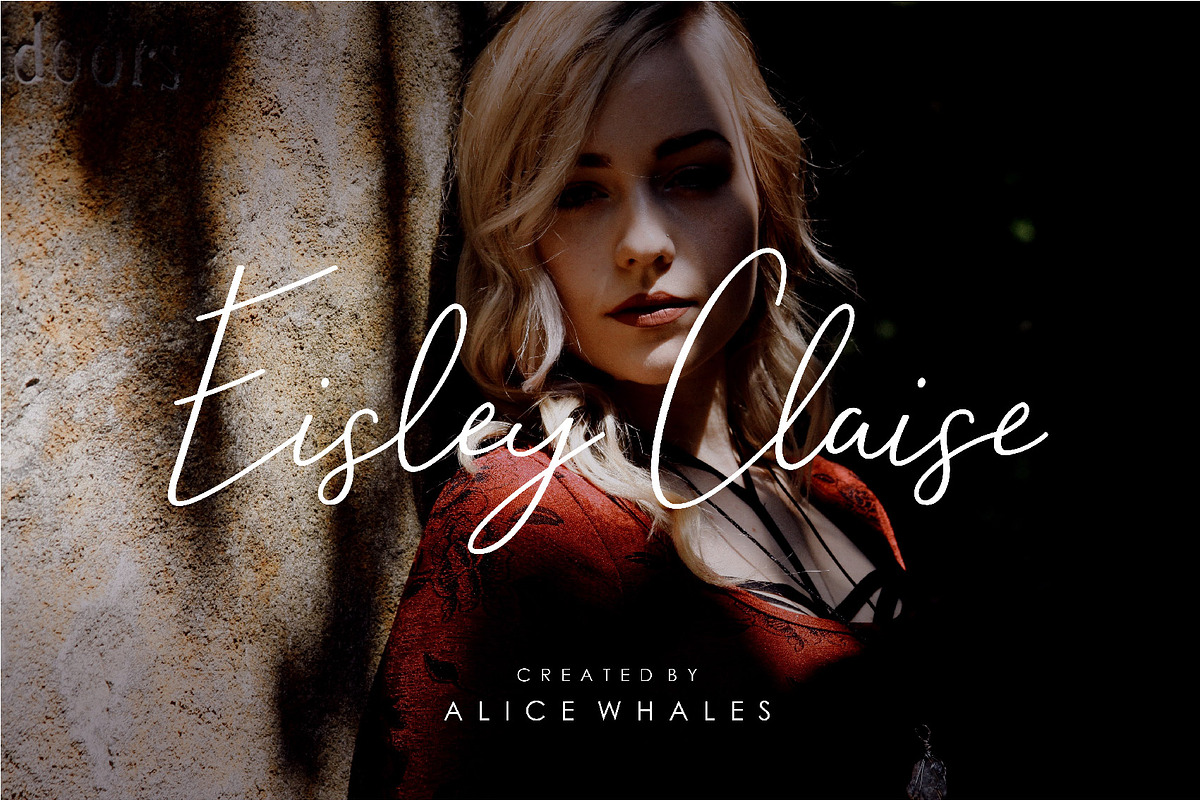 Eisley Claise in Cursive Fonts - product preview 8