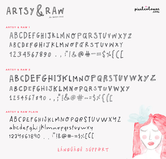 Artsy & Raw Font + Bonus in Display Fonts - product preview 10