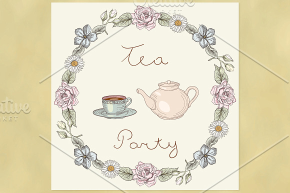 Tea Party Collection in Patterns - product preview 4