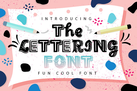 The Lettering Font  in Lettering Fonts - product preview 5