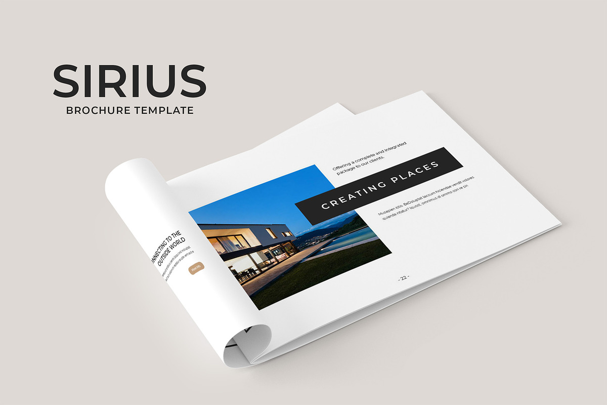 Sirius Brochure Template in Brochure Templates - product preview 8