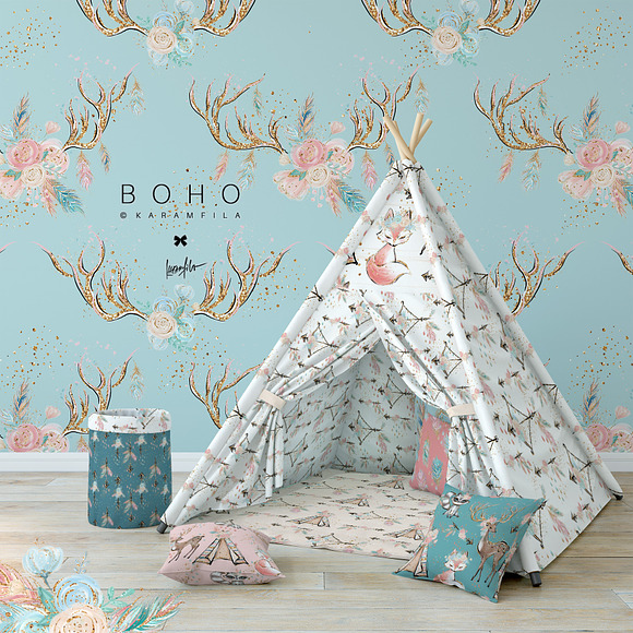 Cute Boho Patterns in Patterns - product preview 10