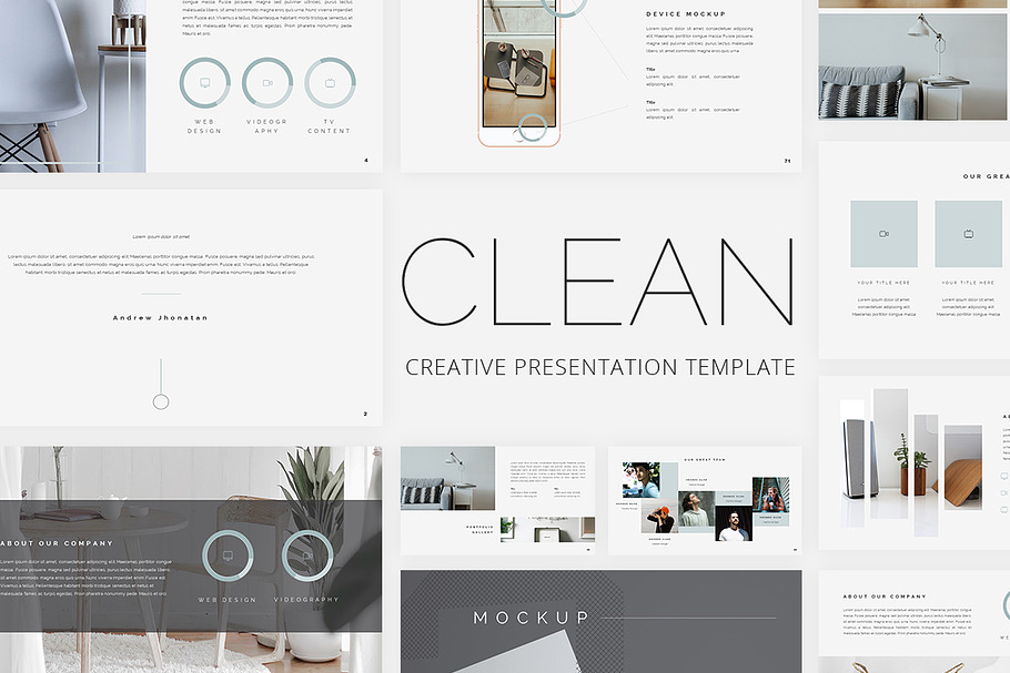 Clean - Creative PowerPoint Template in PowerPoint Templates - product preview 8