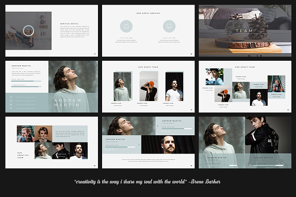 Clean - Creative PowerPoint Template in PowerPoint Templates - product preview 3