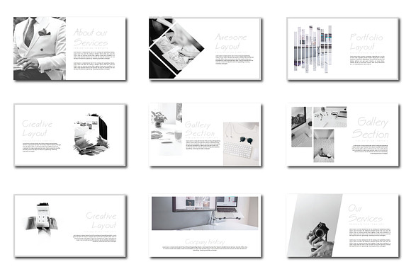 Lamdom Minimal Powerpoint Template in PowerPoint Templates - product preview 1