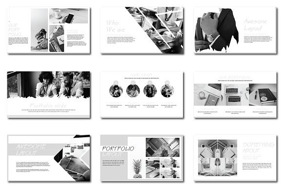 Lamdom Minimal Powerpoint Template in PowerPoint Templates - product preview 2