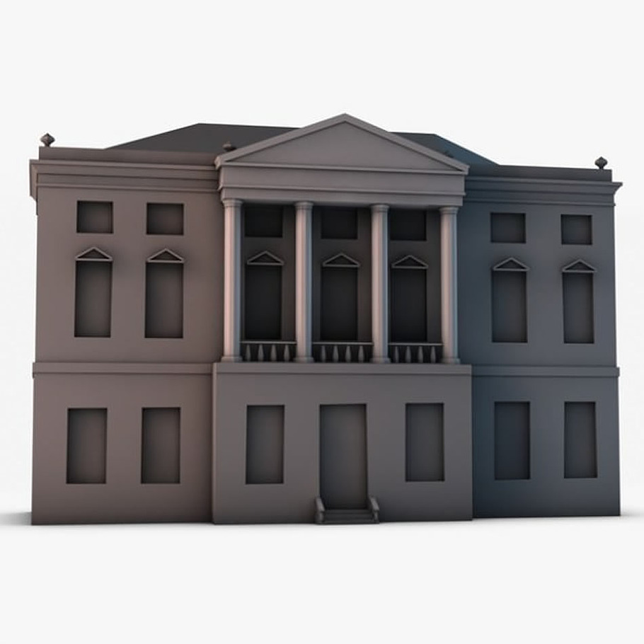 Classical style building in Architecture - product preview 6