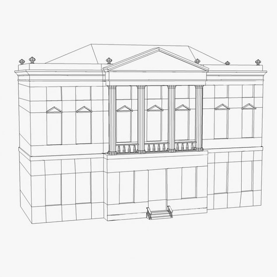 Classical style building in Architecture - product preview 8