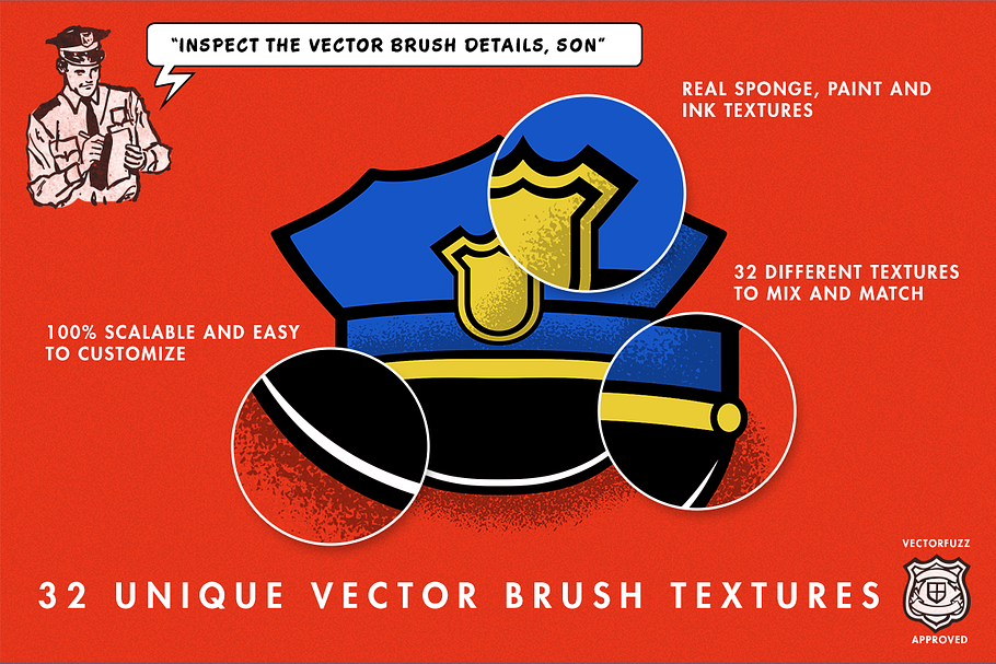 VectorFuzz Illustrator Brushes