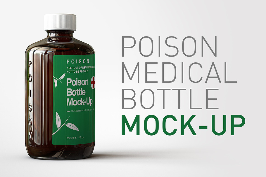 Amber Poison Bottle Mock-Up