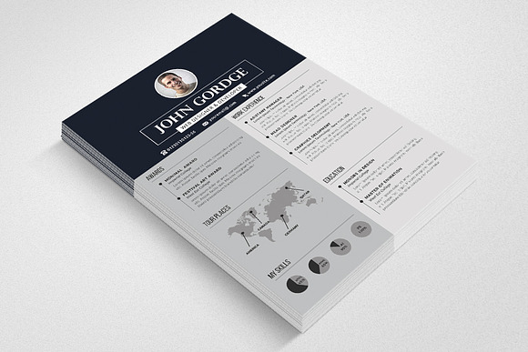 CV Resume Word Format in Resume Templates - product preview 1