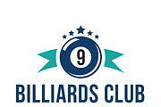 Billiards Club Logo Template