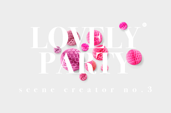 wedding party & confetti stationery in Scene Creator Mockups - product preview 4