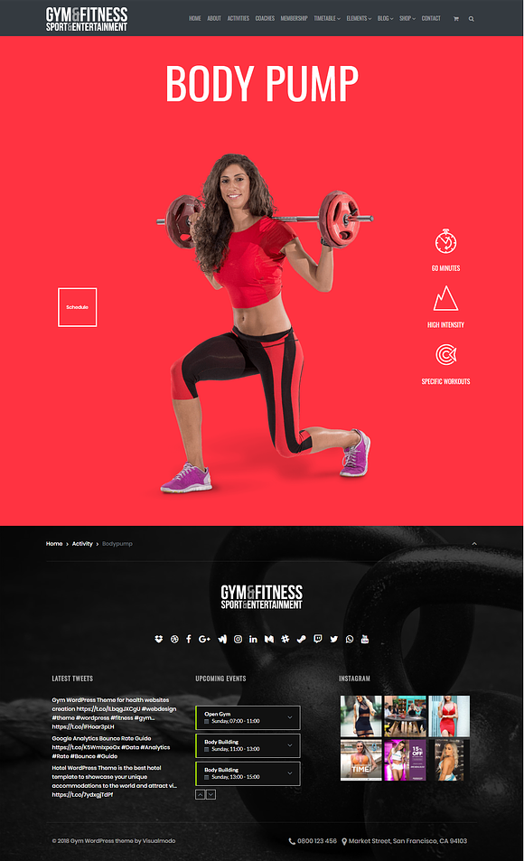 Gym WordPress Theme in WordPress Business Themes - product preview 19