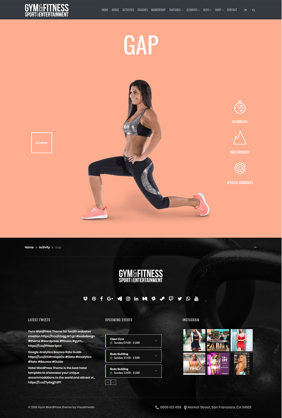 Gym WordPress Theme in WordPress Business Themes - product preview 20