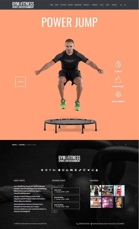 Gym WordPress Theme in WordPress Business Themes - product preview 21