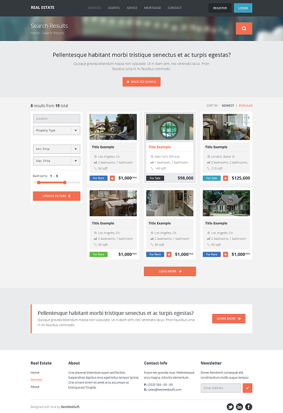 Real Estate - Wordpress Theme in WordPress Business Themes - product preview 1