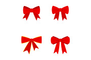 red bow for gift