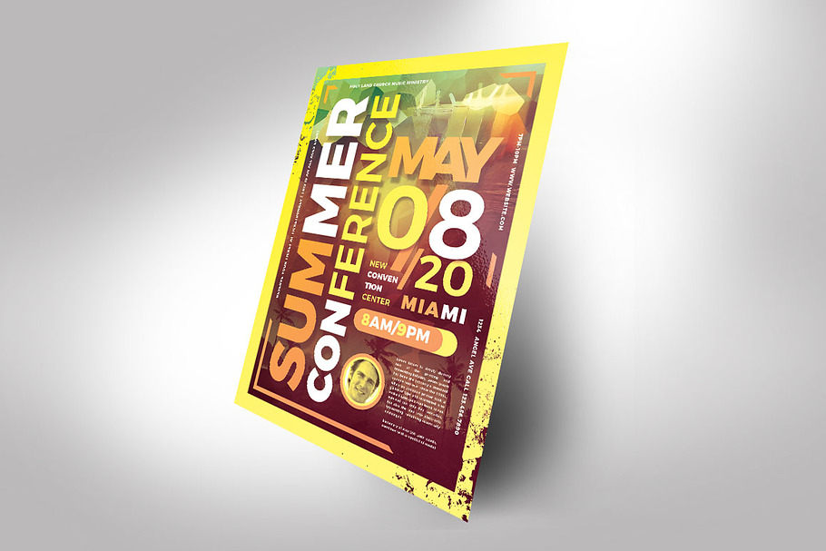 Summer Conference Flyer Template