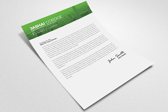Word Format CV Resume in Resume Templates - product preview 3