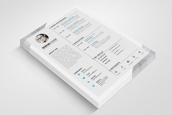 Clean & Professional Word Resumr in Resume Templates - product preview 1
