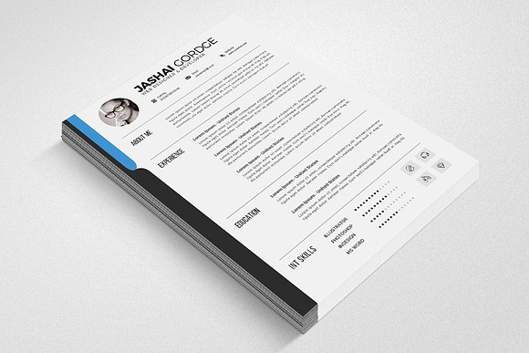 Office Word Resume CV in Resume Templates - product preview 1