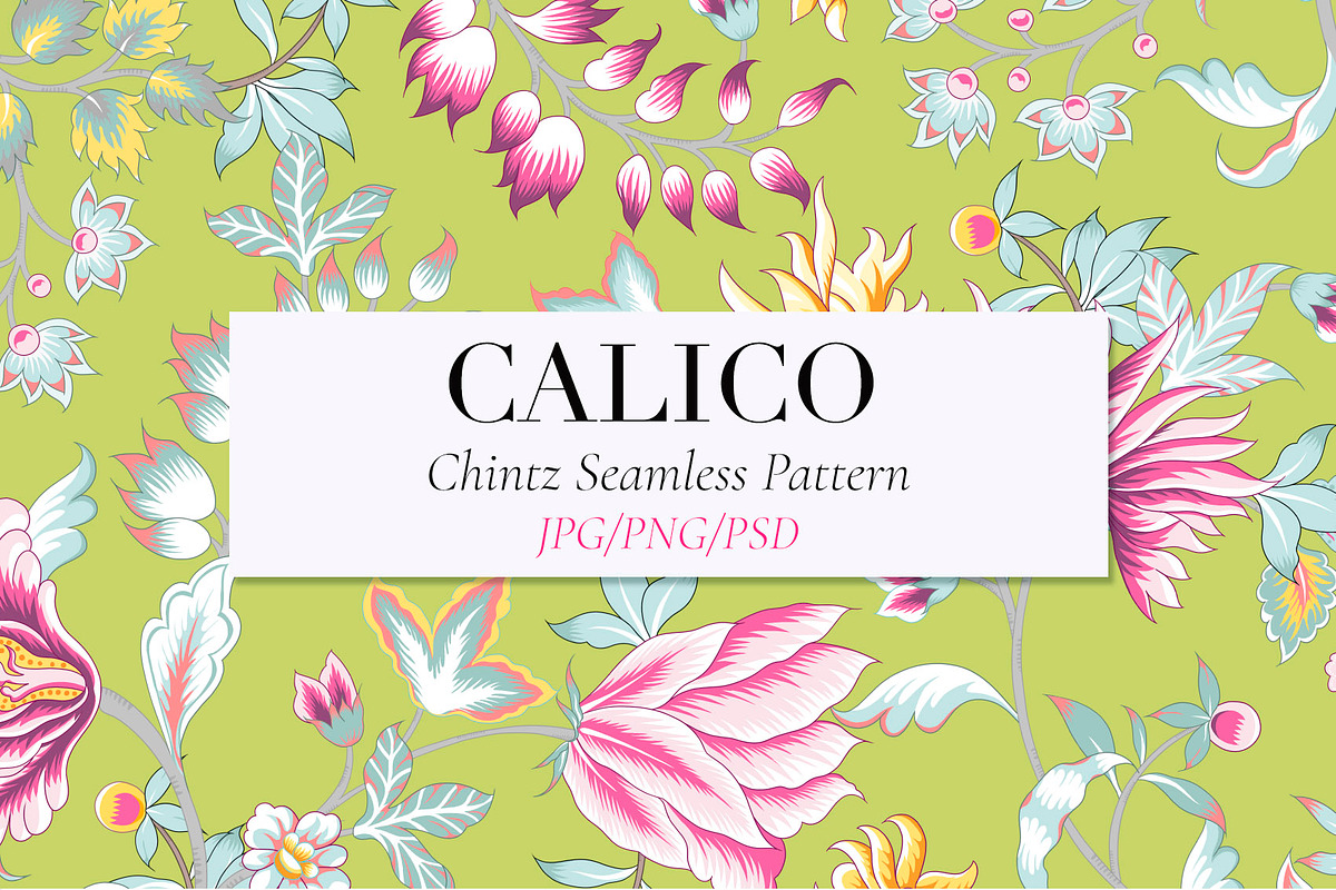 Calico, A seamless Chintz Pattern in Patterns - product preview 8