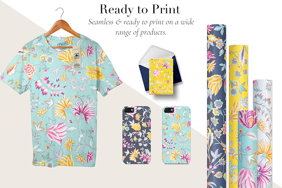 Calico, A seamless Chintz Pattern in Patterns - product preview 4
