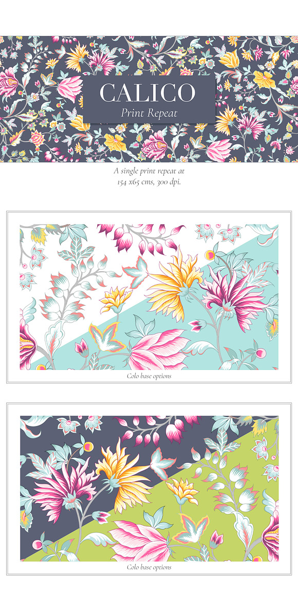 Calico, A seamless Chintz Pattern in Patterns - product preview 6