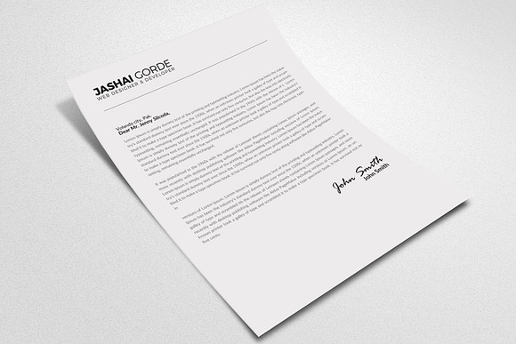 Microsoft Word CV Resume in Resume Templates - product preview 3