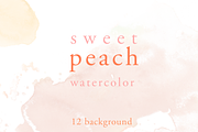 Sweet Peach Water Color