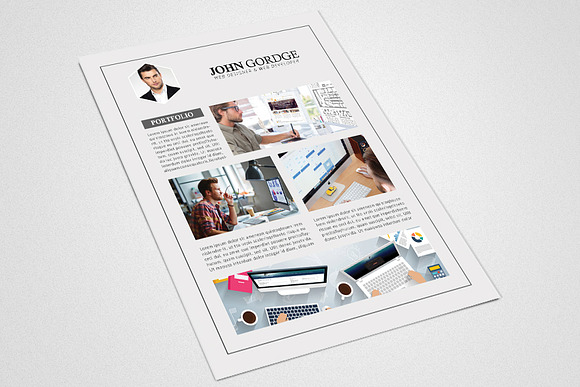 Creative Word Resume Template in Resume Templates - product preview 2