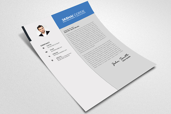 Corporate Word CV Resume in Resume Templates - product preview 2