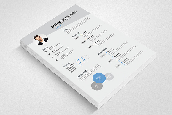 Word Office Resume in Resume Templates - product preview 1
