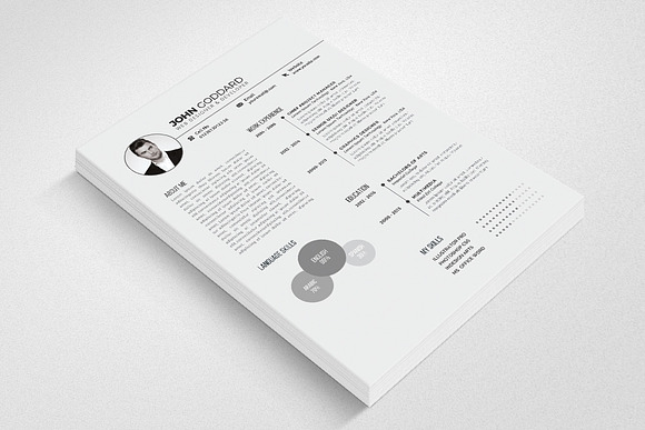 Professional Word CV in Resume Templates - product preview 1