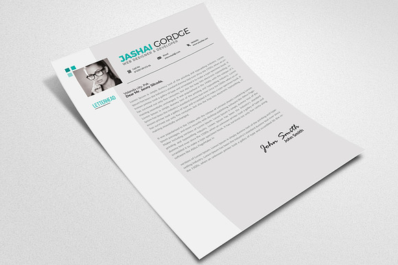 Clean Resume CV Word Format in Resume Templates - product preview 2