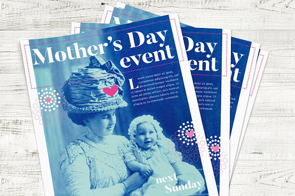 Modern Mother's Day Brunch Template in Flyer Templates - product preview 1