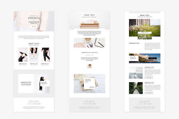 Multipurpose E-newsletter Pack in Email Templates - product preview 13