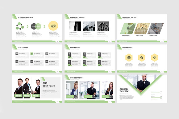 Corporate Slide Template in PowerPoint Templates - product preview 1
