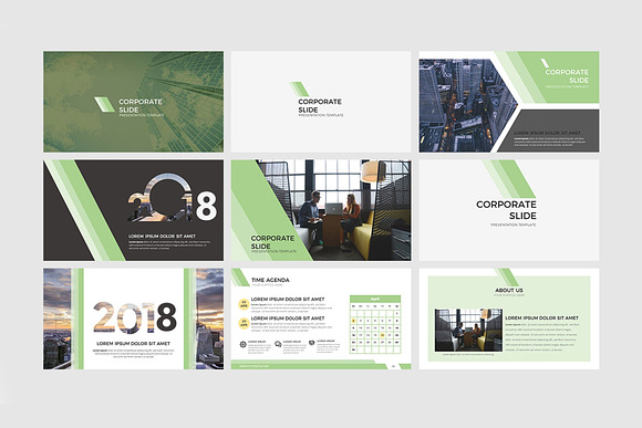 Corporate Slide Template in PowerPoint Templates - product preview 2
