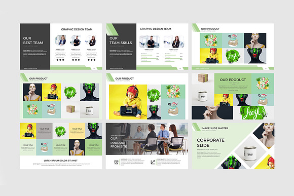 Corporate Slide Template in PowerPoint Templates - product preview 3