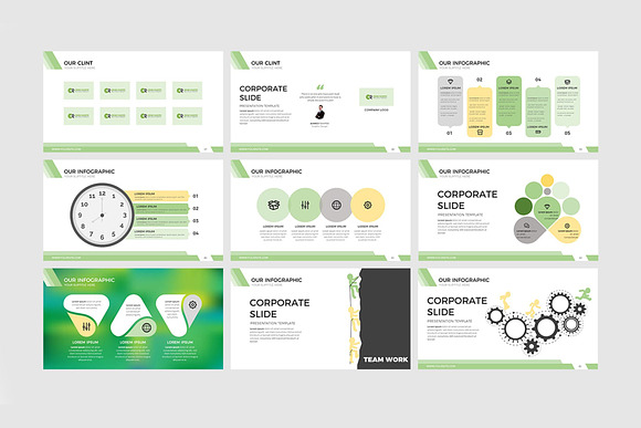 Corporate Slide Template in PowerPoint Templates - product preview 4