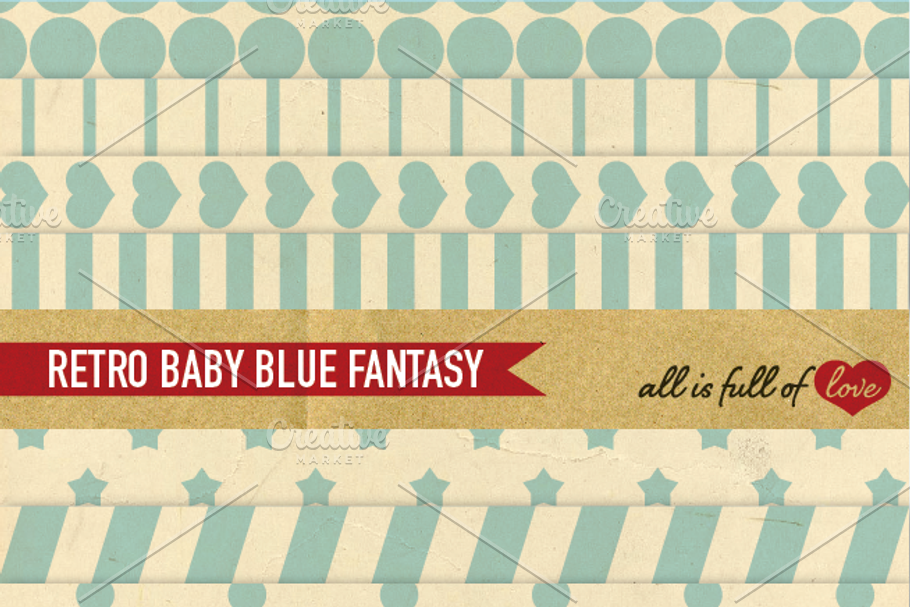 -60% Pale Blue Scrapbooking Papers